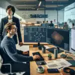 Norwegian office scene featuring popular ai roles collaborating on real projects