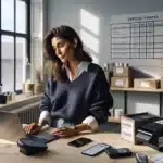 Hvordan starte en karriere innen e-handel 7 Young norwegian professional analyzing e commerce dashboard beside parcels in a bright workspace